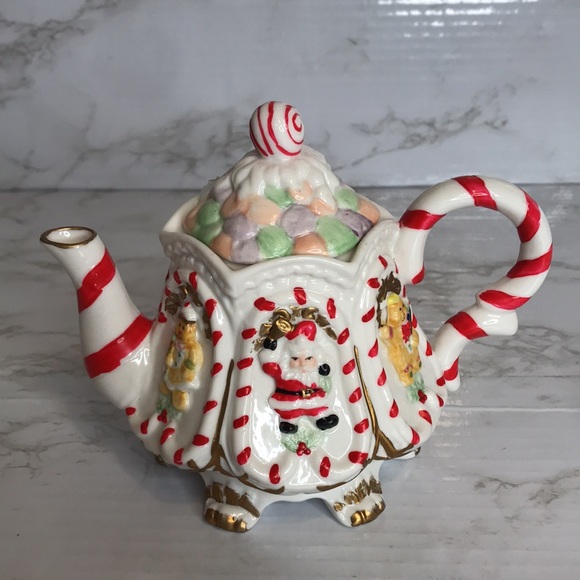 Cracker Barrel Holiday Vintage Cracker Barrel Candy Cane Lane Tea